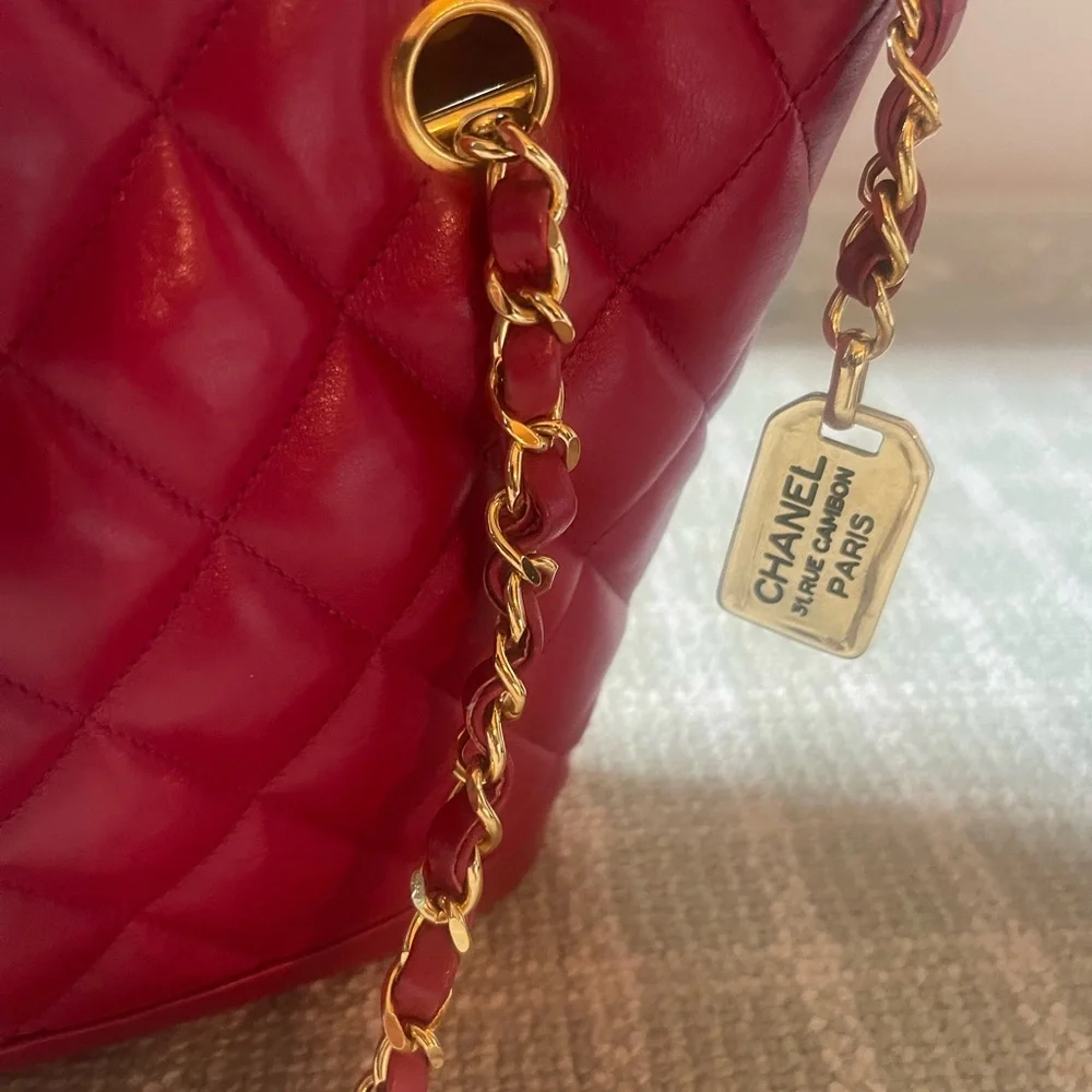 Real Vintage 1992 Chanel pocketbook - Picture 13 of 14